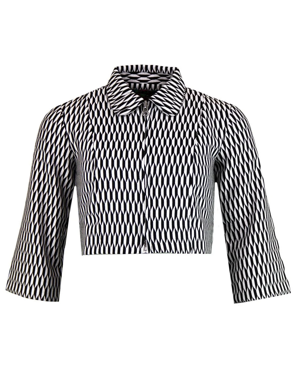 Ace 60s Flared Sleeve Bolero Jacket 18 Ace 60s Flared Sleeve Bolero Jacket - Image 16