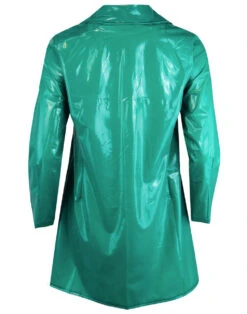 Jackie Retro 60s PVC Raincoat GREEN -Fashion House Store madcap england green raincoat 2 60862.1661269443 1