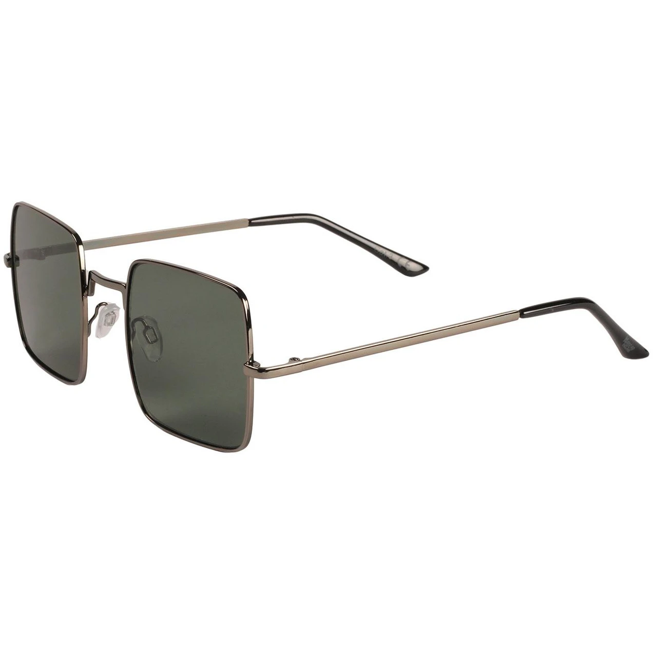 Harrison 60s Square Sunglasses - Silver Frame With Yellow Lenses 10 Harrison 60s Square Sunglasses - Silver Frame With Yellow Lenses - Image 8
