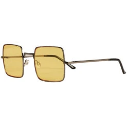 Harrison 60s Square Sunglasses - Silver Frame With Yellow Lenses 21 Harrison 60s Square Sunglasses - Silver Frame With Yellow Lenses -Fashion House Store madcap england harrison square frame sunglasses yellow 4 61704.1661264830