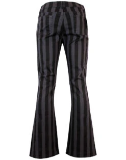 Holy Roller - Retro 60s Striped 70s Indie Flares B -Fashion House Store madcap england holy roller blackgrey1 39602.1664879846