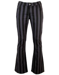 Holy Roller - Retro 60s Striped 70s Indie Flares B -Fashion House Store madcap england holy roller blackgrey3 97389.1664879844