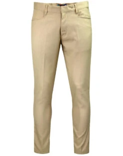 Logan Slim Mod Hopsack Trousers Bu -Fashion House Store madcap england hopsack trousers cream 37443.1661268804