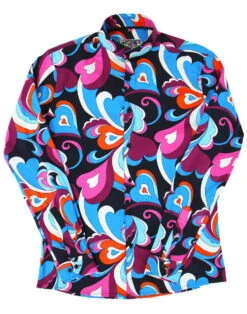 Indra Paisley Surf Grandad Shirt