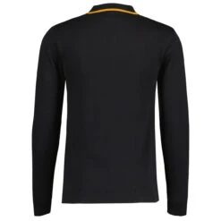 Junot Mod Waffle Stripe Knit Polo B -Fashion House Store madcap england junot stripe panel popcorn waffle knit polo black 1 95609.1692021003