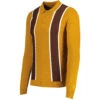 Junot Mod Waffle Stripe Panel Knit Polo Buckthorne -Fashion House Store madcap england junot textured stripe knitted polo top buckthorne 2 40478.1697534834