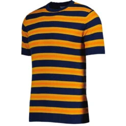 Kingsnake Mod Stripe Knit Tee B -Fashion House Store madcap england kingsnake stripe knit tee navy 2 20071.1668164235 1