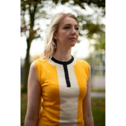 Lantana 1960s Mod Knitted Dress K -Fashion House Store madcap england knitted dress yellow3 55132.1661260983 2