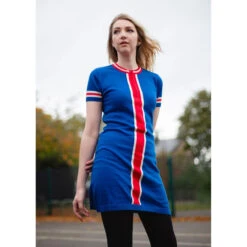 Aster 60s Mod Zip Neck Knit Dress B -Fashion House Store madcap england knitted zip dress blue1 95398.1661260965 1