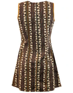 Lazy Daisy 70s Stripes Retro Dress -Fashion House Store madcap england lazy daisy dress brown 3 49197.1661270332