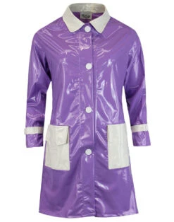 Robin Mod 2 Tone PVC Raincoat (Red) -Fashion House Store madcap england lilac raincoat 3 40193.1661269429 2