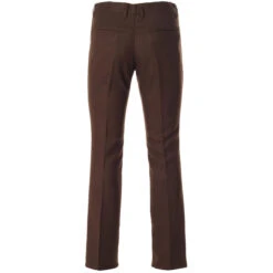 Logan Bootcut Hopsack Trousers (Br) -Fashion House Store madcap england logan bootcut hopsack trousers chocolate 1 28400.1661261713