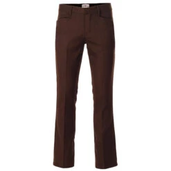 Logan Bootcut Hopsack Trousers (Br) -Fashion House Store madcap england logan bootcut trousers chocolate brown 3 63378.1661261709
