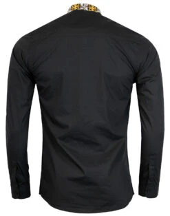 Avory 60s Mandarin Collar Shirt (N) -Fashion House Store madcap england mandarin shirt black 4 42790.1661270605