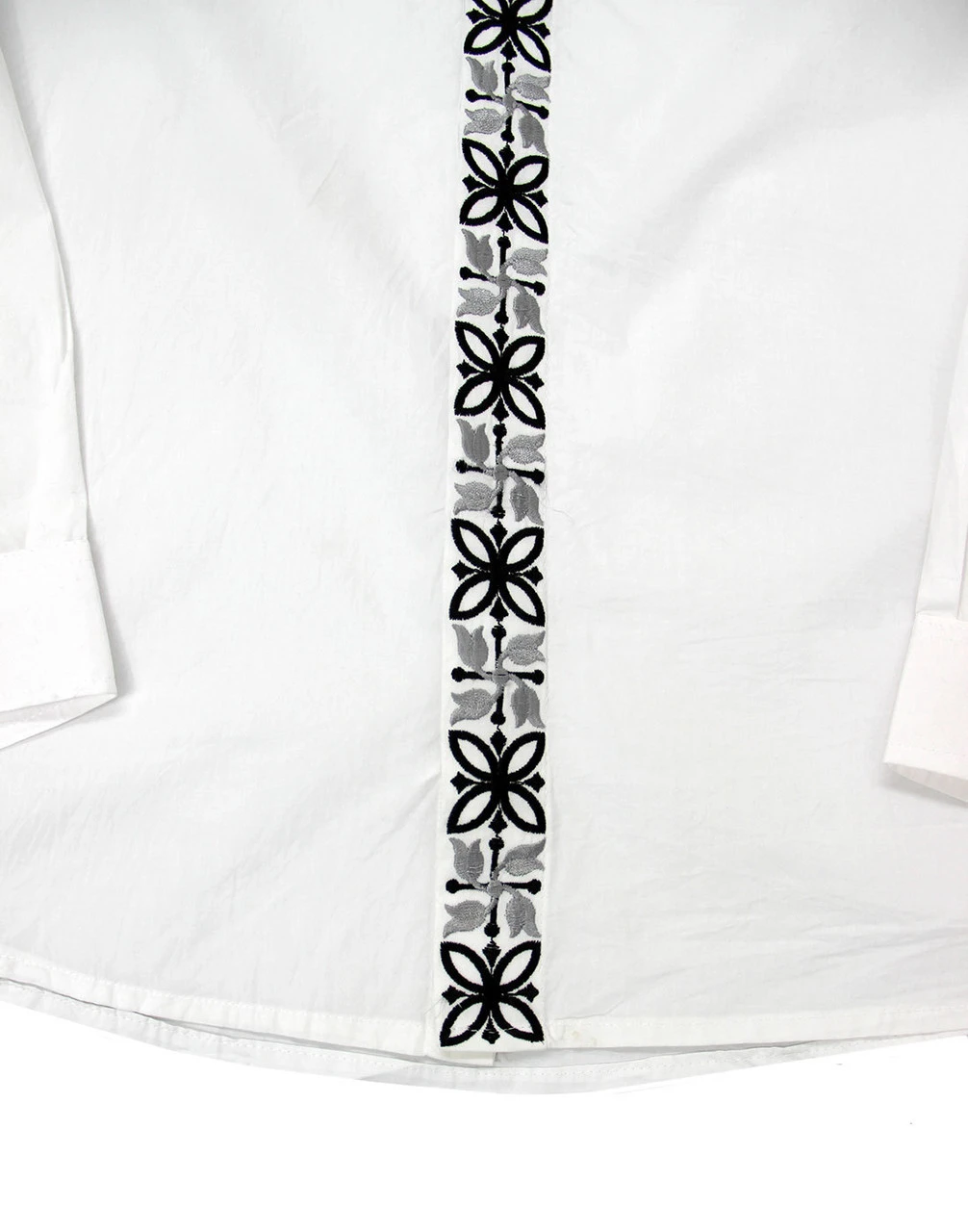 Avory 60s Mandarin Collar Shirt (B) 16 Avory 60s Mandarin Collar Shirt (B) - Image 14