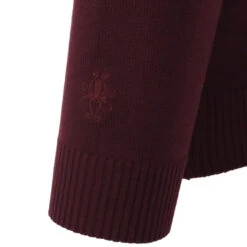 McQueen Retro Mod Crew Neck Jumper -Fashion House Store madcap england mcqueen jumper wine 3 78480.1661271581