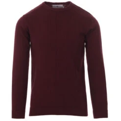 McQueen Retro Mod Crew Neck Jumper -Fashion House Store madcap england mcqueen jumper wine 5 45032.1661271578