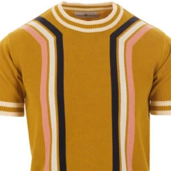 Modernista 70s Waffle Stripe Tee E -Fashion House Store madcap england modernista knitted tee honey 2 78841.1661265059 4