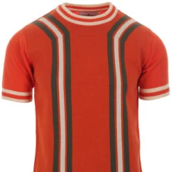Modernista 70s Waffle Stripe Tee E -Fashion House Store madcap england modernista knitted tee koi 31 78009.1661265087 4