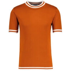 Moon Mod Tipped Knit Tee Cinnamon -Fashion House Store madcap england moon knitted tee cinnamon stick 2 37478.1692023354