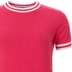 Kim Mod Moon Tipped Knit Tee (Navy) -Fashion House Store madcap england moon womens knitted tee raspberry wine 3 97702.1661261816 1