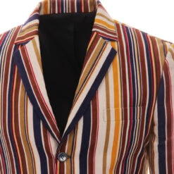 Offbeat Cord Mod Stripe Blazer (C)