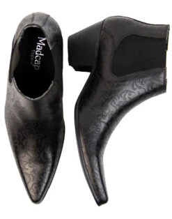 Vinnie Paisley Cuban Chelsea Boots -Fashion House Store madcap england paisley chelsea boots 3 21834.1661270664