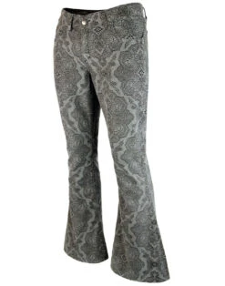 Paisley Rave Retro Cord Bellbottoms -Fashion House Store madcap england paisley rave cords silver 3 74093.1661269153