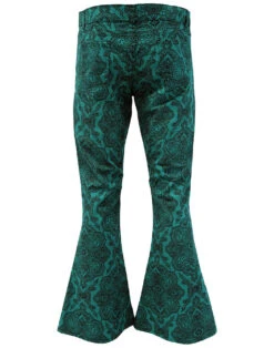 Paisley Rave Retro 70s Cord Flares -Fashion House Store madcap england paisley rave flares teal 2 30161.1661270063 2