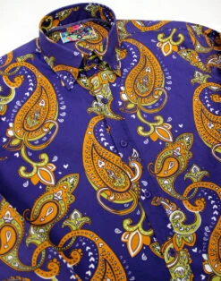 Tanpura Paisley Trip 60s Mod Shirt -Fashion House Store madcap england paisley trip button down 2 93042.1661270309