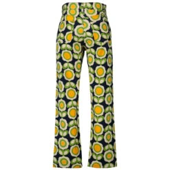 Fiore Retro 70s Wide Leg Trousers R -Fashion House Store madcap england paralleles green flower1 37163.1661260742 1