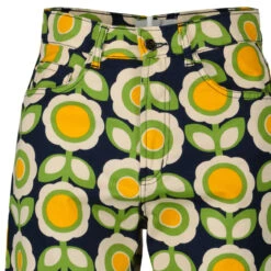 Fiore Retro 70s Wide Leg Trousers R -Fashion House Store madcap england paralleles green flower4 08579.1661260741 1