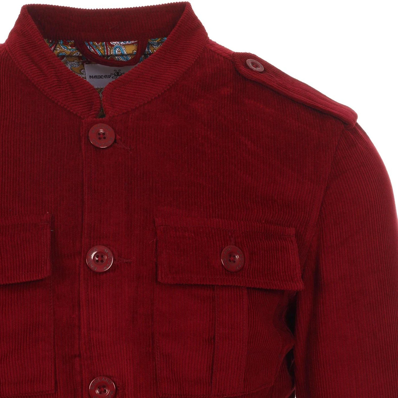 Pepper Mod Stripe Cord Tunic Jacket 4 Pepper Mod Stripe Cord Tunic Jacket - Image 2