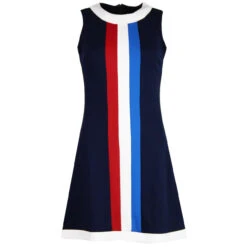 Polly 60s Mod Stripe Jersey Dress -Fashion House Store madcap england polly mod stripe front dress 3 85030.1661266338