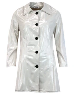 Jackie Retro 60s PVC Raincoat GREEN -Fashion House Store madcap england pvc mac white 3 84067.1661270142 1