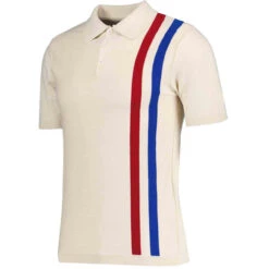 Beck Mod Racing Stripe Knit Polo NB -Fashion House Store madcap england racing stripe knitted polo birch 2 35476.1668444258 1