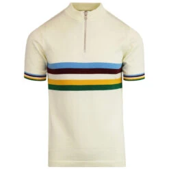 Velo Rainbow Stripe Cycling Top (B) 12 Velo Rainbow Stripe Cycling Top (B) -Fashion House Store madcap england rainbow cycling top white 3 59752.1661267015