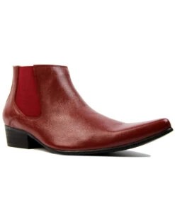 Dexter Retro Mod Chelsea Boots RED -Fashion House Store madcap england red chelsea boots 4 53430.1661270702