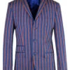 Mod 3 Button Regatta Stripe Blazer