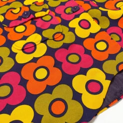 Karina Retro Flower 60s Swing Coat -Fashion House Store madcap england retro flower coat purple 5 07213.1684508715