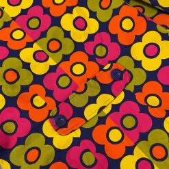 Karina Retro Flower 60s Swing Coat -Fashion House Store madcap england retro flower coat purple 6 21651.1684508716