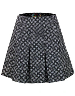 Ace Mod Op Art Pleated Tennis Skirt -Fashion House Store madcap england retro star tennis skirt 1 84046.1661268498
