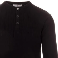Caine Ribbed Grandad Top (Rosin) -Fashion House Store madcap england ribbed grandad top black 2 85368.1661264042 5