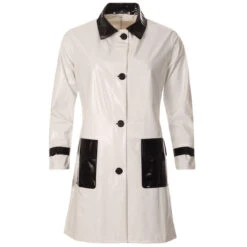 Robin Mod 2 Tone PVC Raincoat BLUE -Fashion House Store madcap england robin pvc raincoat white 3 50539.1661262310 1