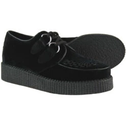 Rumble Women's 50s Velvet Creepers