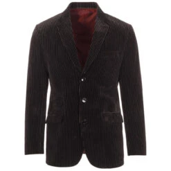 Serge Mod Velvet Pinstripe Blazer -Fashion House Store madcap england serge velvet pinstripe blazer 4 89704.1661263943
