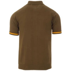 Thunderclap Mod Stripe Zip Polo (G) -Fashion House Store madcap england shock of the lightning polo beech 1 15374.1661265684