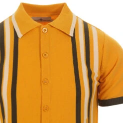 Shockwave Mod Stripe Knit Polo (BM) -Fashion House Store madcap england shockwave polo top amber 2 55148.1661264929