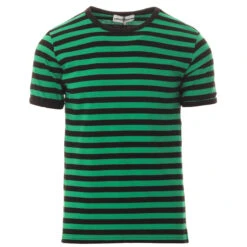 Retrorocket Mod S/S Stripe Tee G/B -Fashion House Store madcap england ss retrorocket black green 3 94140.1661261310 1