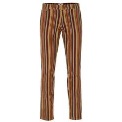Psycho Striped Slim Cord Trousers